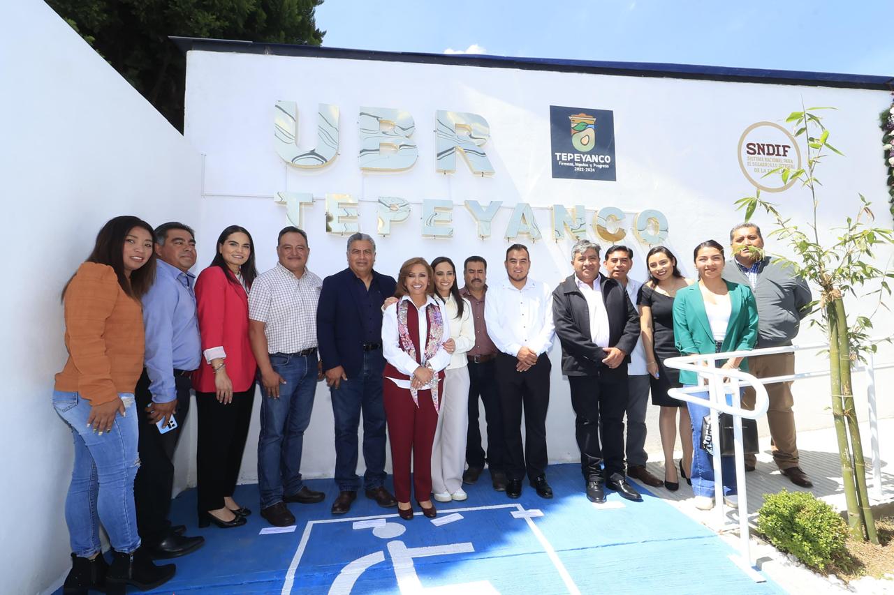 Inauguran gobierno del estado y SEDIF Unidad Básica de Rehabilitación en Tepeyanco
